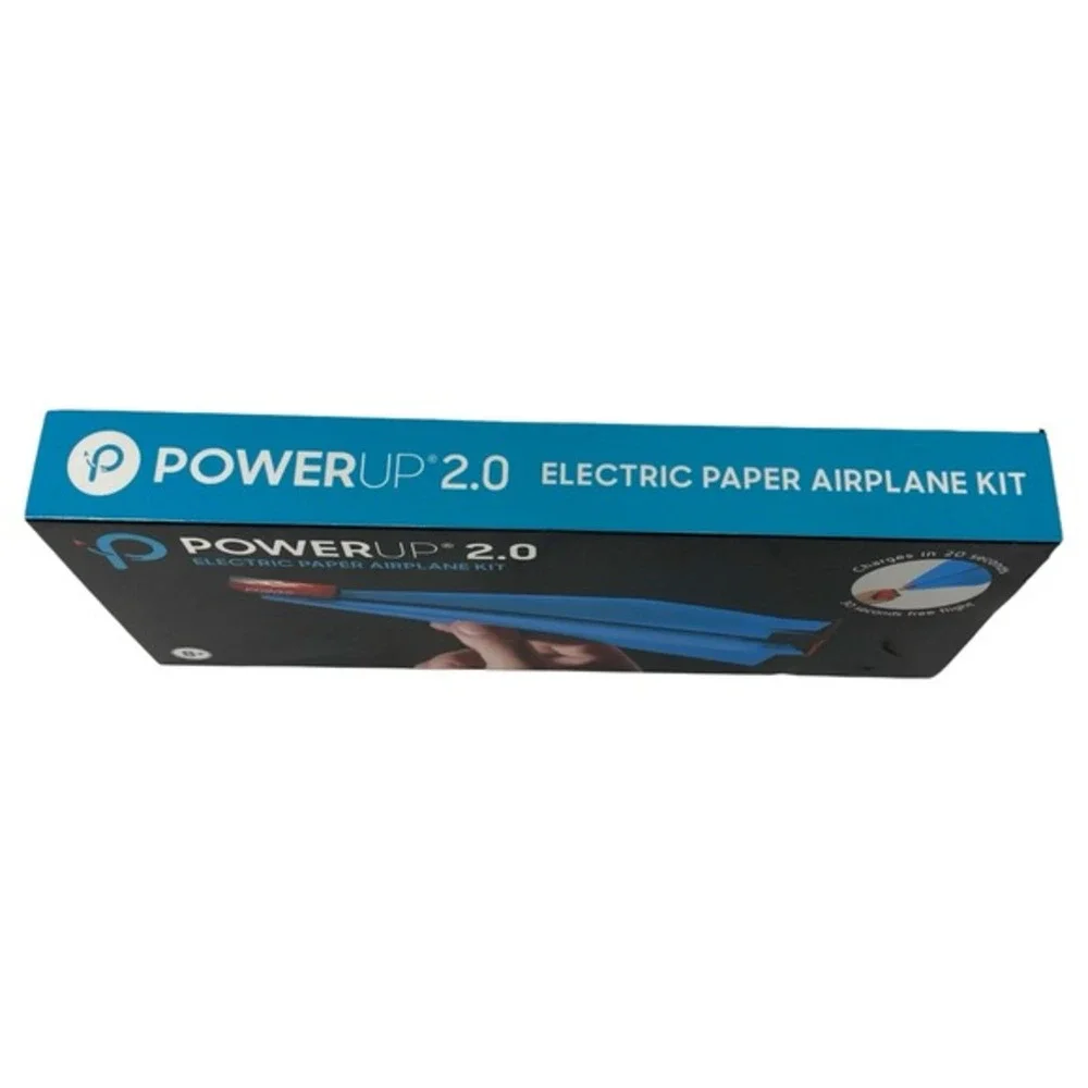 RED PowerUp 2.0 Electric‎ Paper Airplane Kit Motorized STEM Toy 500-002 NEW